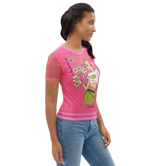 "Pink it All" in mesmerizing Aphrodite pink Women's T-shirt